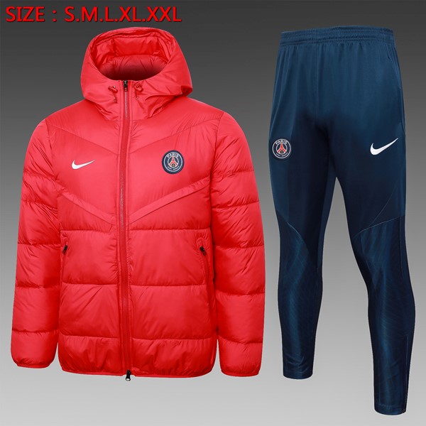 Piumino PSG Set Completo 24/25 Rosso